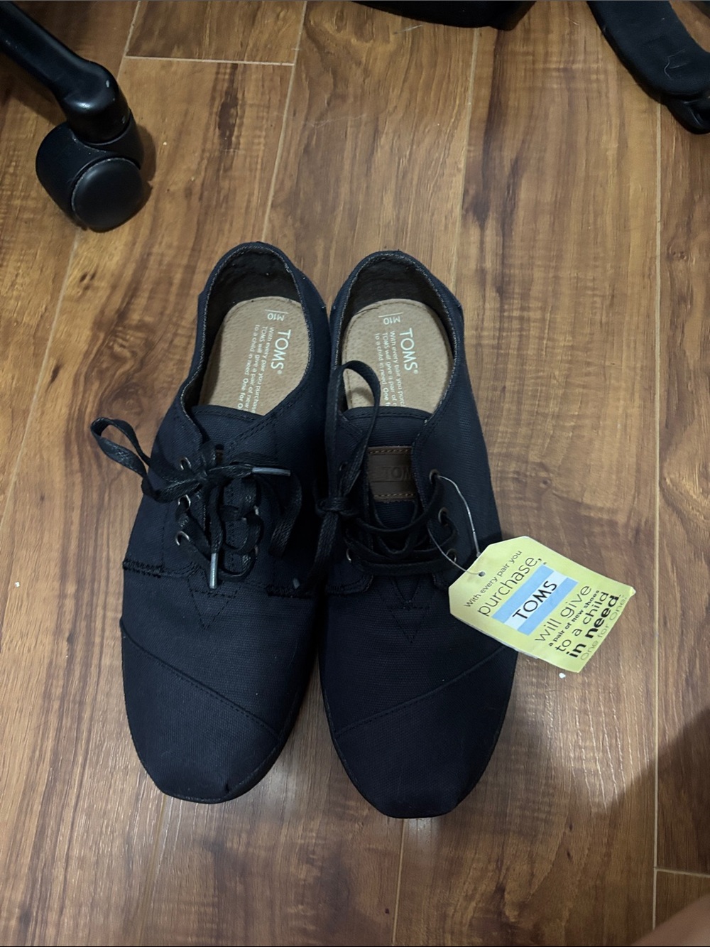 TOMS Men's Black Paseos